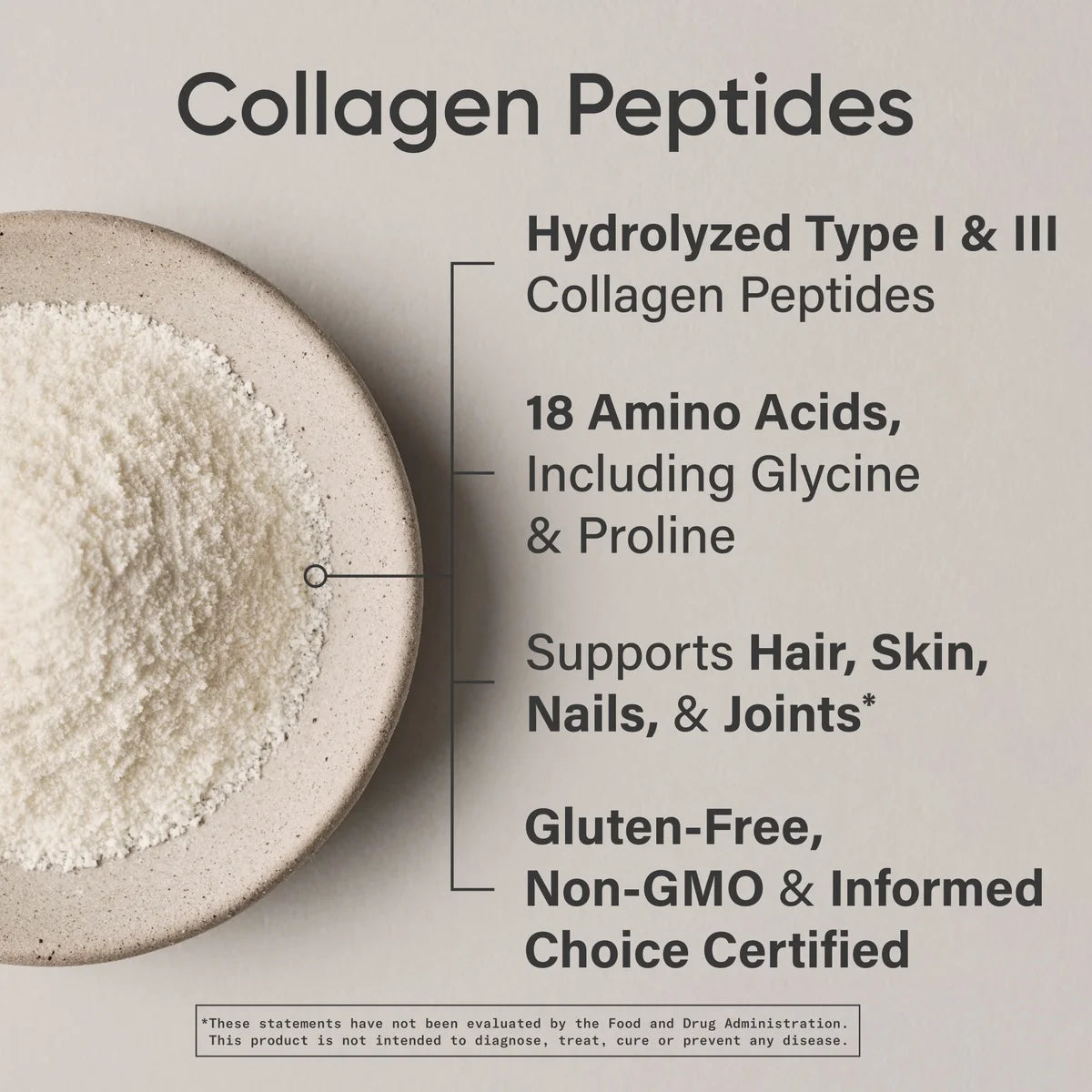 ® Péptidos De Colágeno Para Mujer Y Hombres Proteína En Polvo De Colágeno Hidrolizado Tipo 1 Y 3 (41 Porciones)