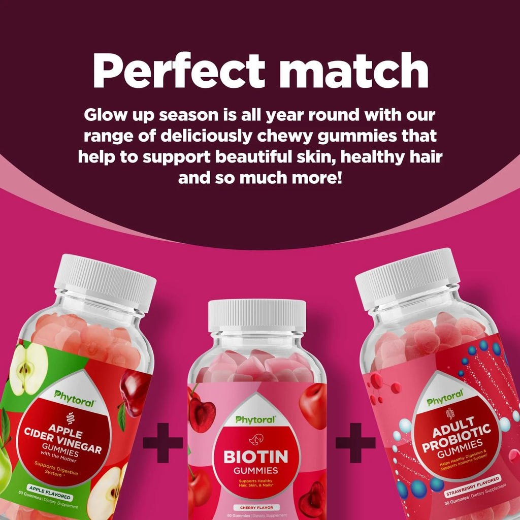 Extra Strength Biotin and Collagen Gummies for Hair, Skin, & Nail Health, 90 Gummies