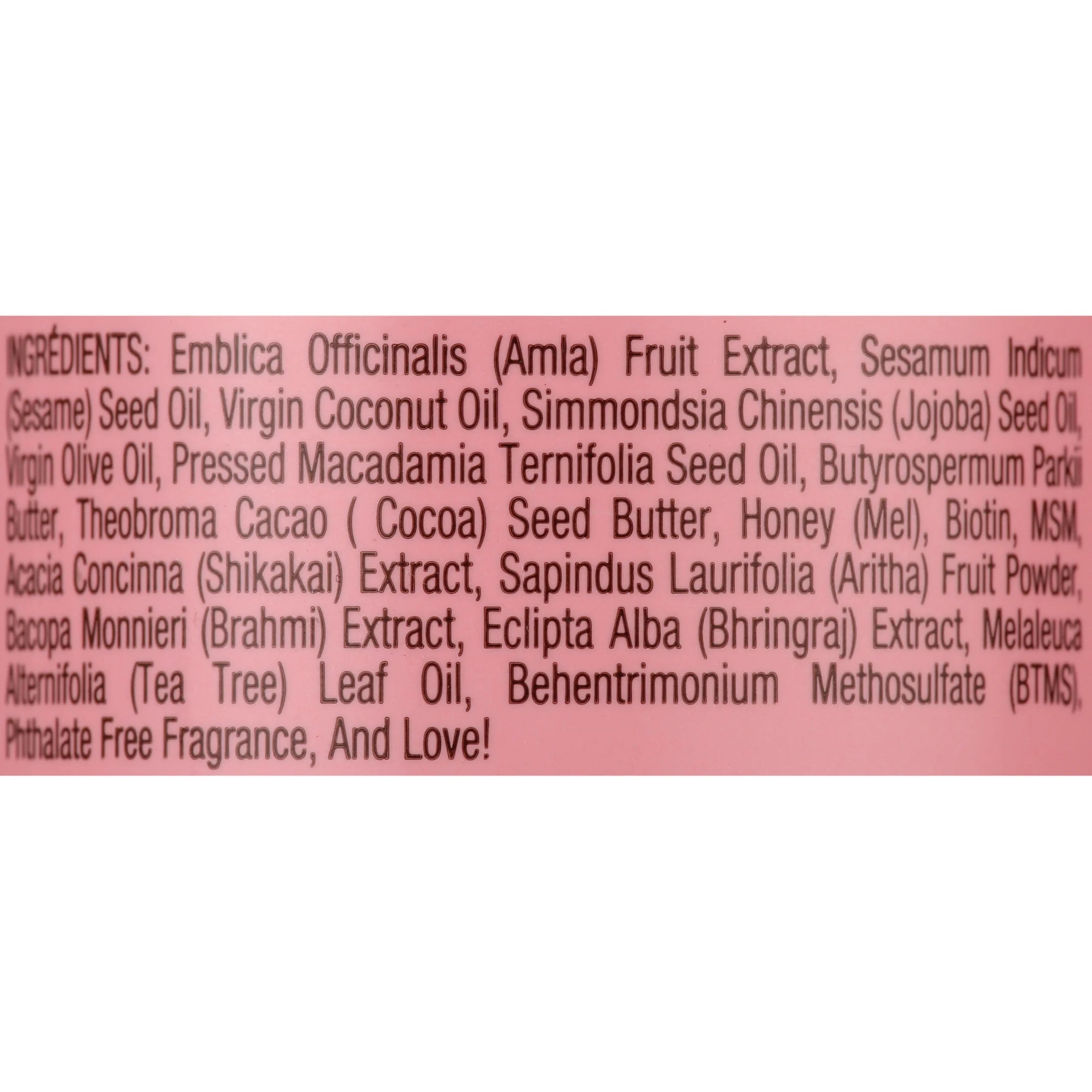 Suero De Cacao Y Miel De Máxima Fuerza Y Restauración Con Aceite De Amla Virgen Y Aceite Brahmi 8Oz