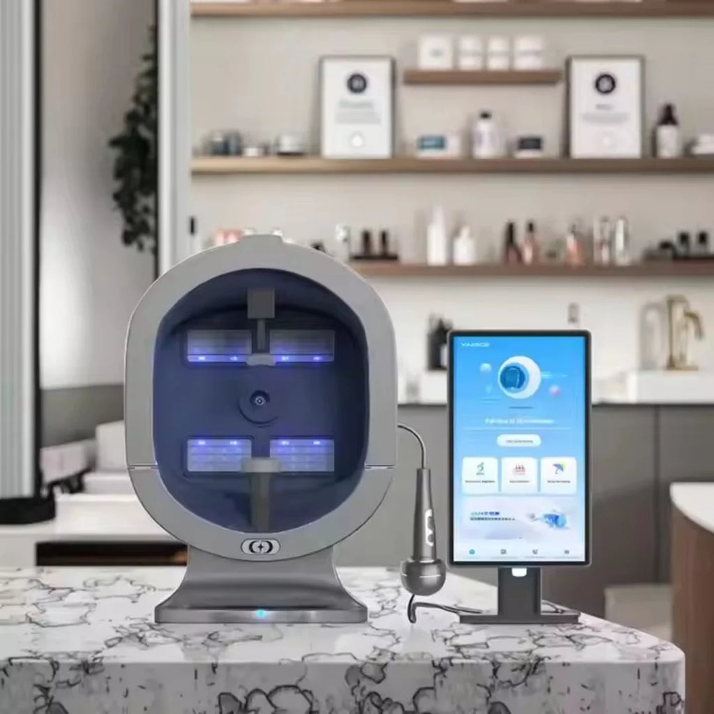 Professional 3D Facial S5 Camera Scanner UV Skin and Hair Analysis Measuring Machine Digital Facial Scanner Skin Analyzer